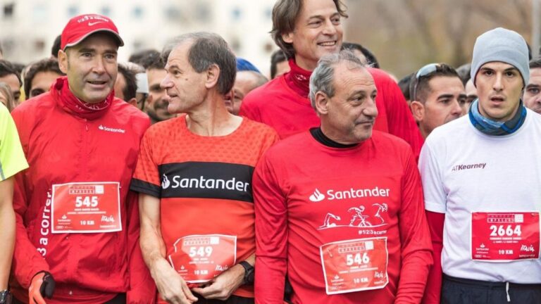 Abel Antón, embajador de 123aCorrer, en la XXI edición de la Carrera de las Empresas de Madrid