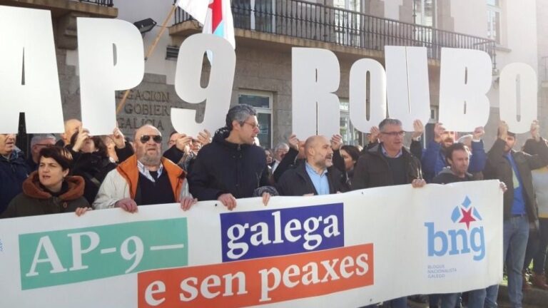 Manifestación por la AP-9