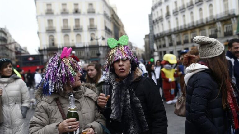Celebración de las preuvas en la Puerta del Sol de Madrid