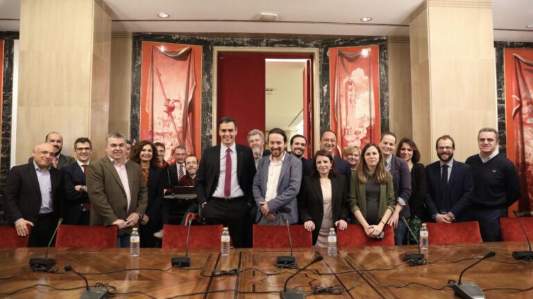 Pedro Sánchez y Pablo Iglesias