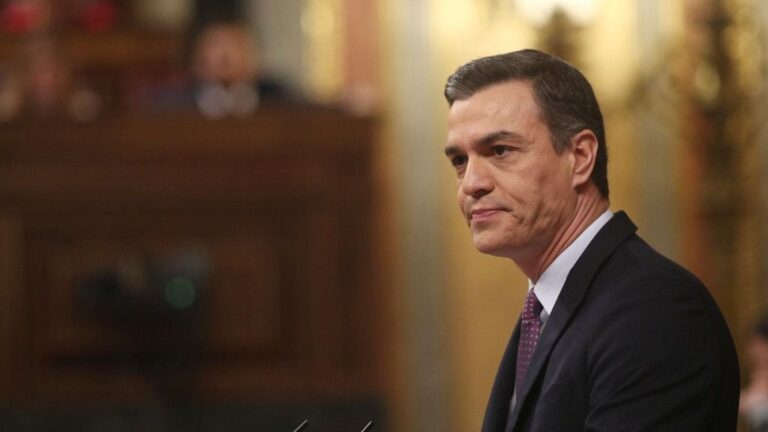 El presidente de Gobierno en funciones y secretario general del PSOE, Pedro Sánchez