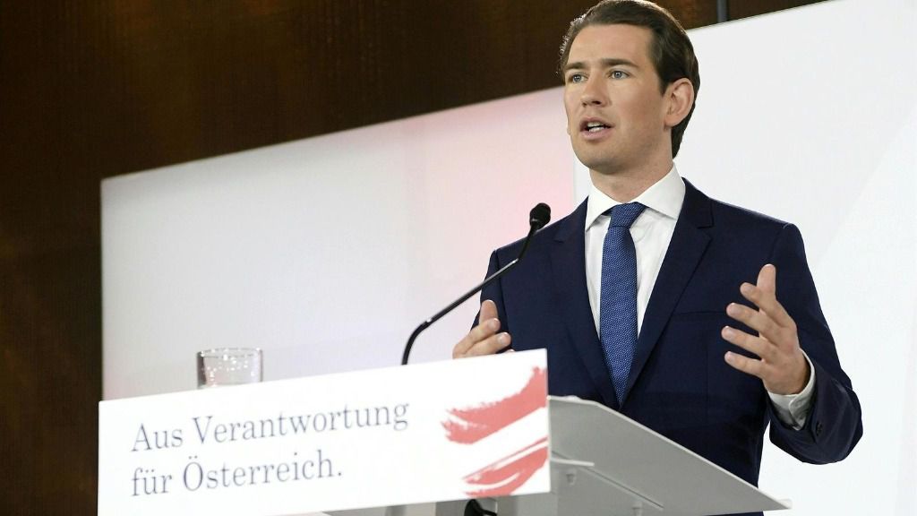 El canciller austriaco, Sebastian Kurz