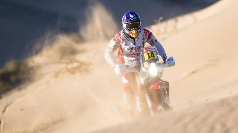 Laia Sanz en el Rally Dakar