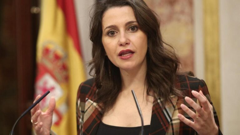 La portavoz parlamentaria de Ciudadanos, Inés Arrimadas