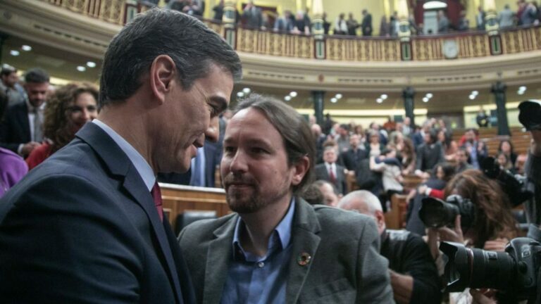 Pedro Sánchez y Pablo Iglesias