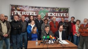 Rueda de prensa de Teruel Existe