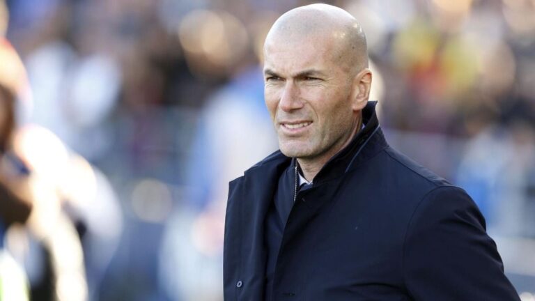 Zinédine Zidane, entrenador del Real Madrid