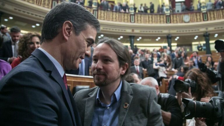 Pedro Sánchez y Pablo Iglesias