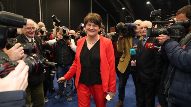 Arlene Foster, ministra principal de Irlanda del Norte