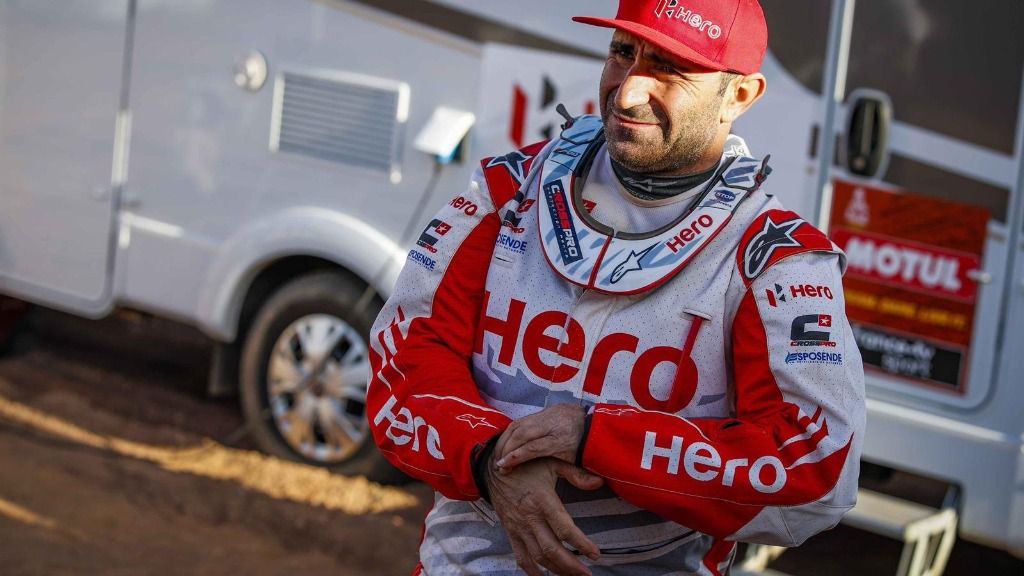 Paulo Gonçalves, durante el Rally Dakar 2020