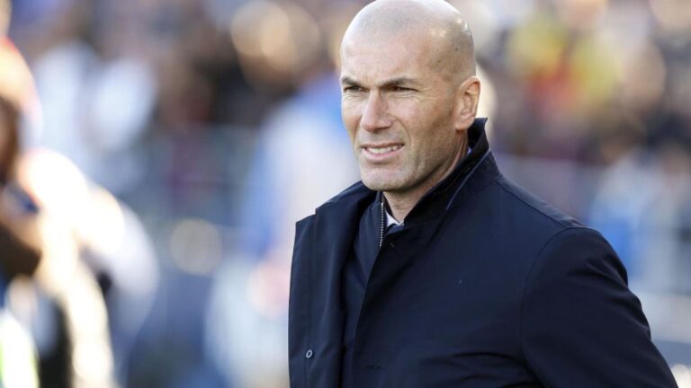 Zinédine Zidane, entrenador del Real Madrid