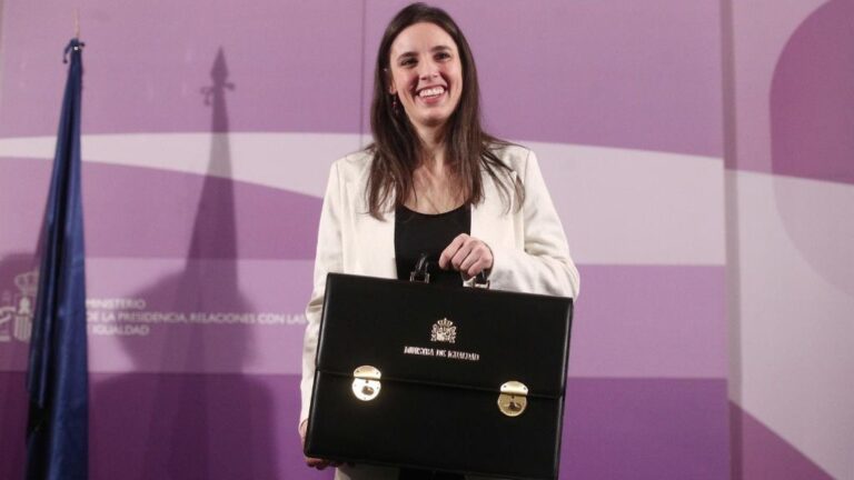 La nueva ministra de Igualdad, Irene Montero