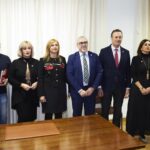 Miembros de la comisión negociadora de PSOE y PRC en el Parlamento de Cantabria