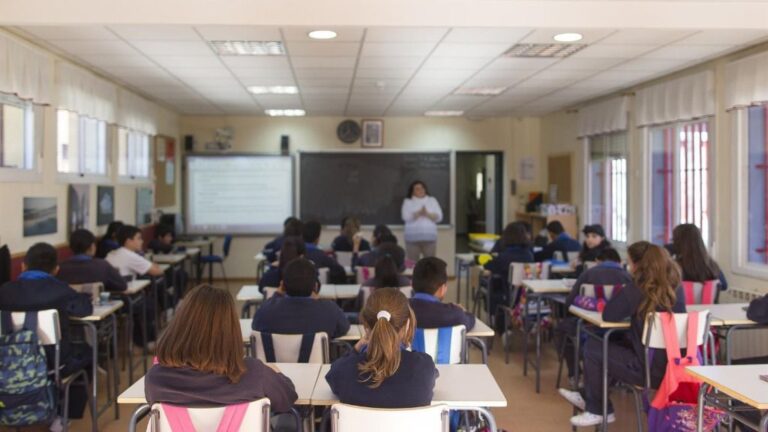 Aula de un colegio concertado