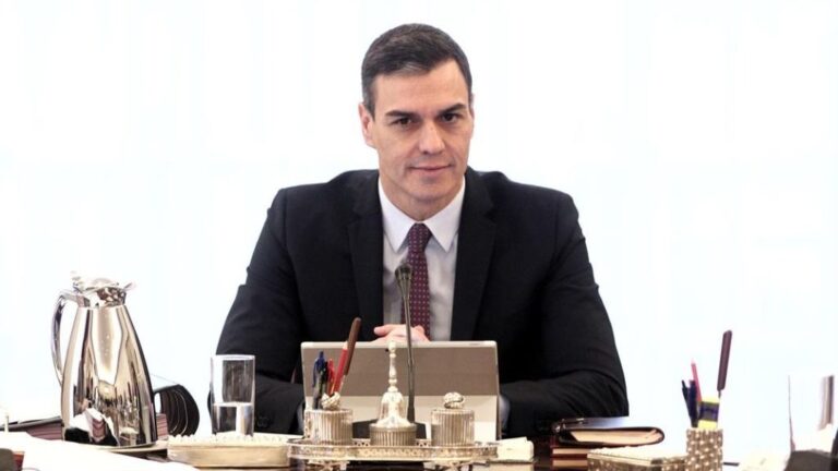 El presidente del Gobierno, Pedro Sánchez