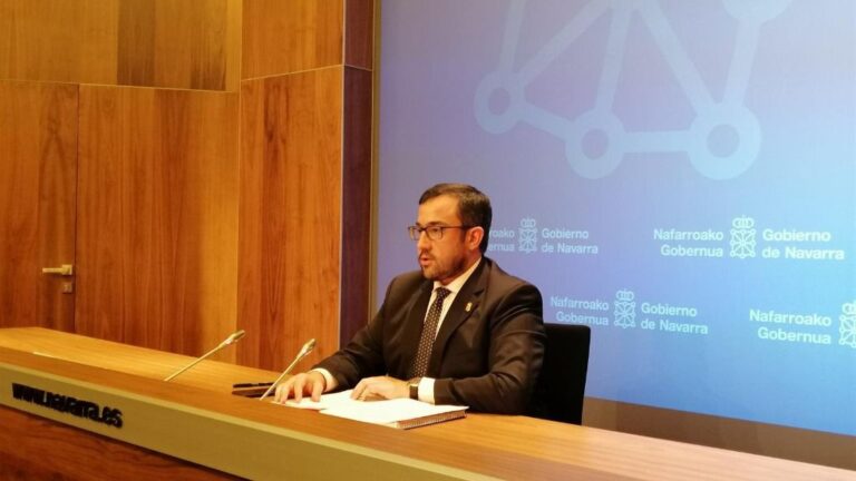 El portavoz del Gobierno de Navarra, Javier Remírez