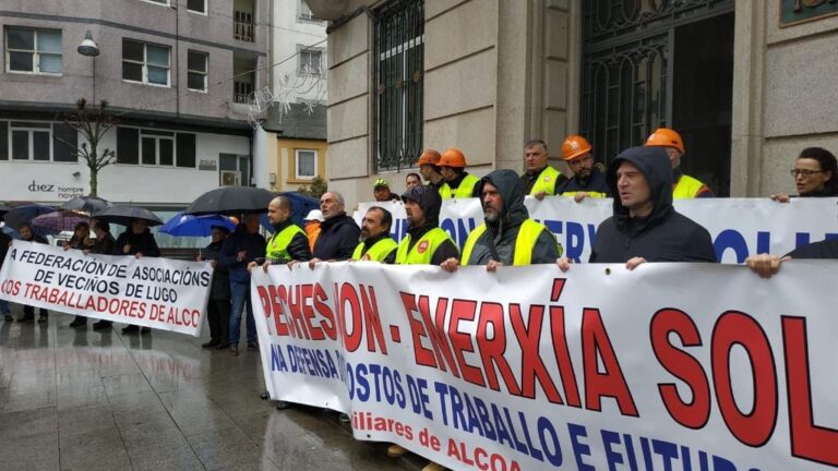 Protesta de Alcoa en Lugo