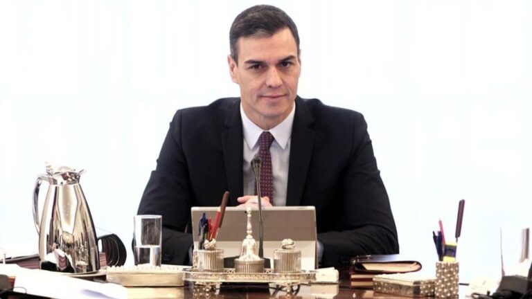 El presidente del Gobierno, Pedro Sánchez