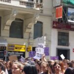 Manifestación de estudiantes contra la sentencia de La Manada