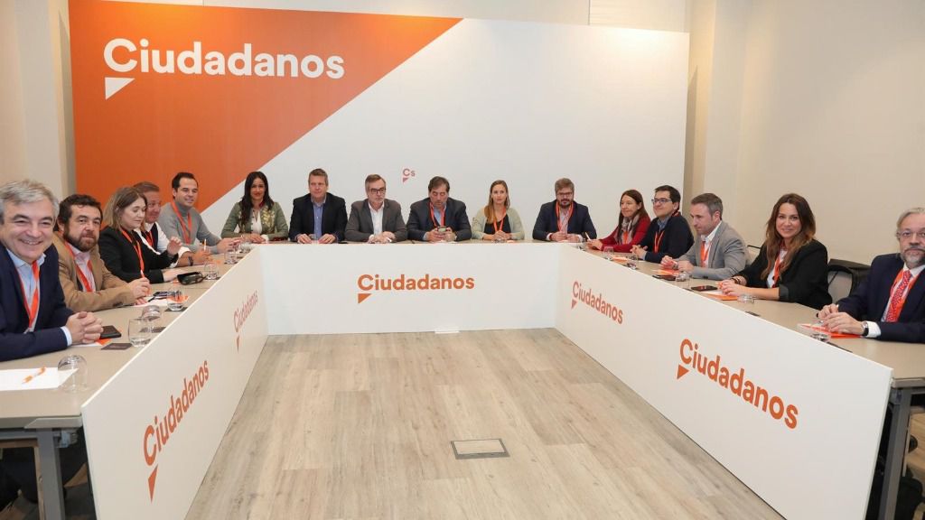 Los miembros de la Comisión Gestora de Ciudadanos