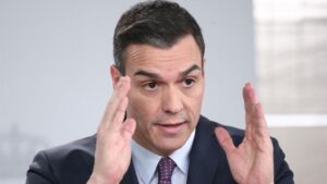 El presidente del Gobierno, Pedro Sánchez