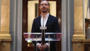 El portavoz del Partido Popular en el Senado, Javier Maroto