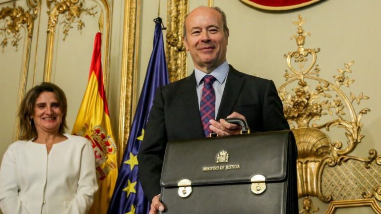 El ministro de Justicia para el Gobierno de coalición de PSOE y Unidas Podemos en la XIV Legislatura, Juan Carlos Campo