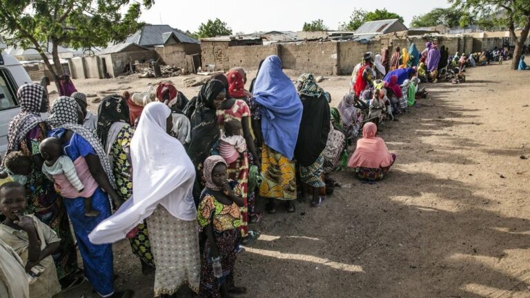Imagen de víctimas del conflicto en el noreste de Nigeria