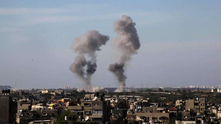 Imagen de enfrentamientos en la Franja de Gaza