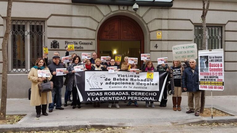 Manifestación 'bebés robados'