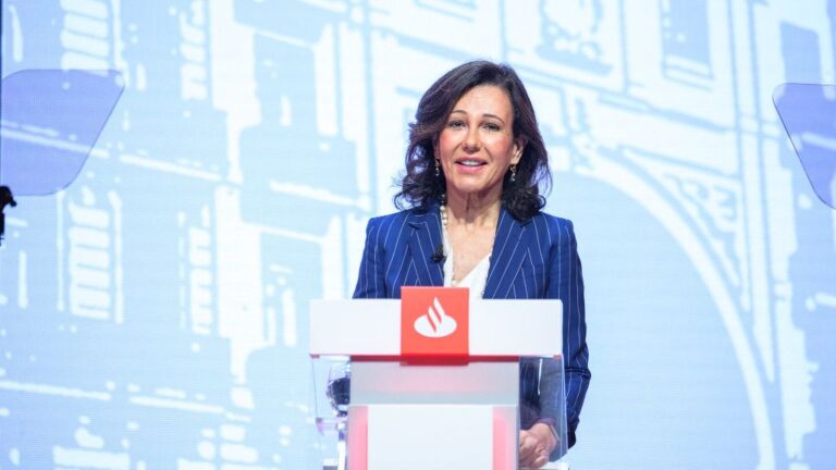 La presidenta de Banco Santander, Ana Botín