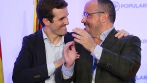 Pablo Casado y Alejandro Fernández