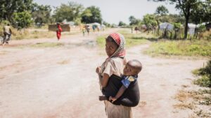 Dos niños en Chad