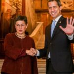 El presidente encargado de Venezuela, Juan Guaidó , se reúne con la ministra de Asuntos Exteriores, UE y Cooperación, Arancha González Laya