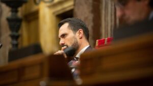 El presidente del Parlament, Roger Torrent