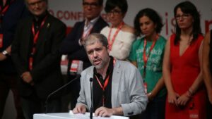 Unai Sordo, secretario general de la Confederación Sindical de Comisiones Obreras