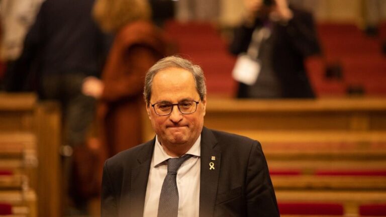 El presidente de la Generalitat, Quim Torra