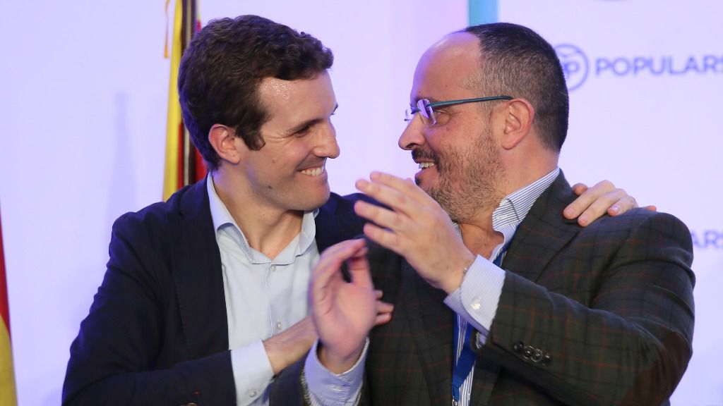 Pablo Casado y Alejandro Fernández