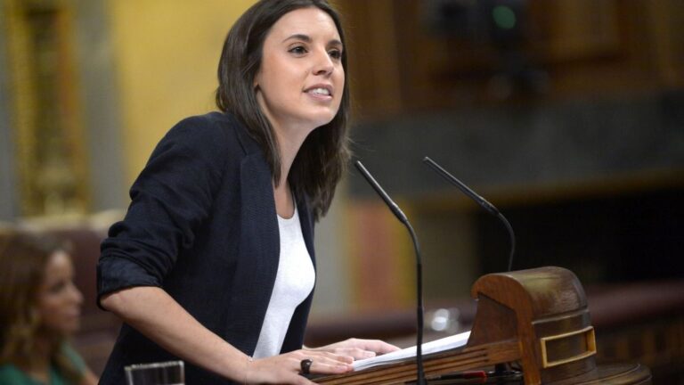 Irene Montero, portavoz de Podemos en el Congreso de los Diputados