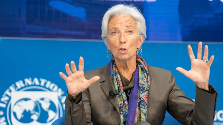 Christine Lagarde, presidenta del BCE