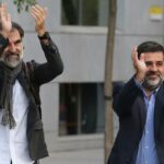 Jordi Sánchez y Jordi Cuixart acuden a declarar a la Audiencia Nacional