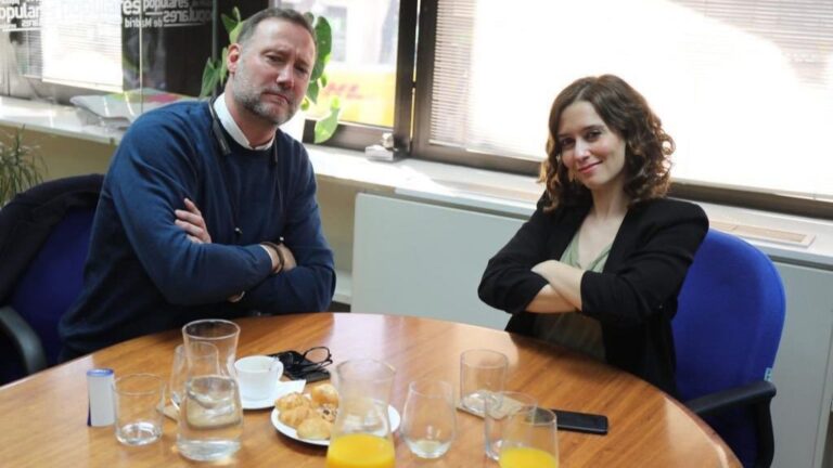 Pedro García Aguado e Isabel Díaz Ayuso