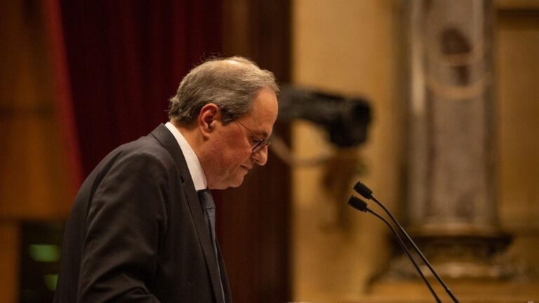 El presidente de la Generalitat, Quim Torra