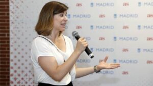 La concejala delegada de Deportes del Ayuntamiento de Madrid, Sofía Miranda