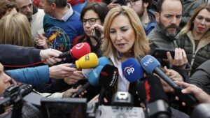 La vicesecretaria de Organización del PP y presidenta del PPN, Ana Beltrán