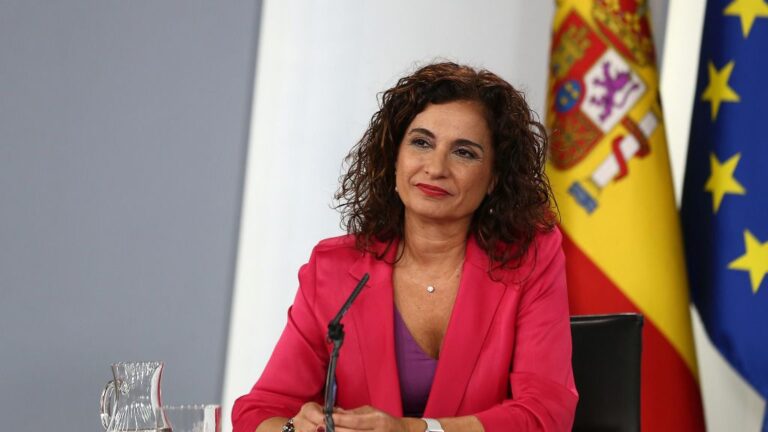 La ministra de Hacienda, María Jesús Montero