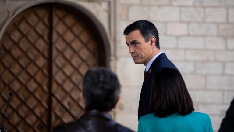 El presidente del Gobierno, Pedro Sánchez