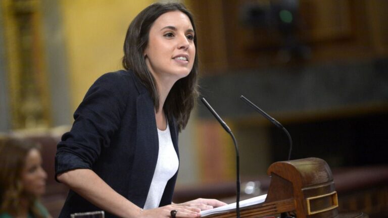 Irene Montero, portavoz de Podemos en el Congreso de los Diputados