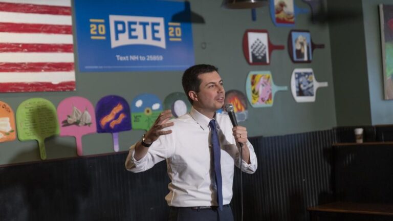 El exalcalde de South Bend y candidato en las primarias demócratas Pete Buttigieg