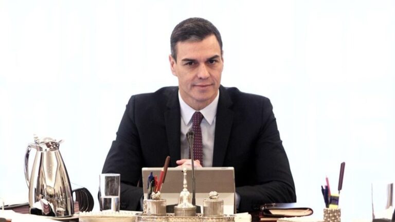 El presidente del Gobierno, Pedro Sánchez